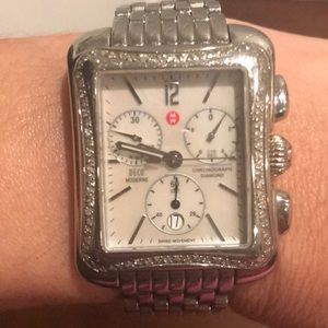 Michele diamond watch
